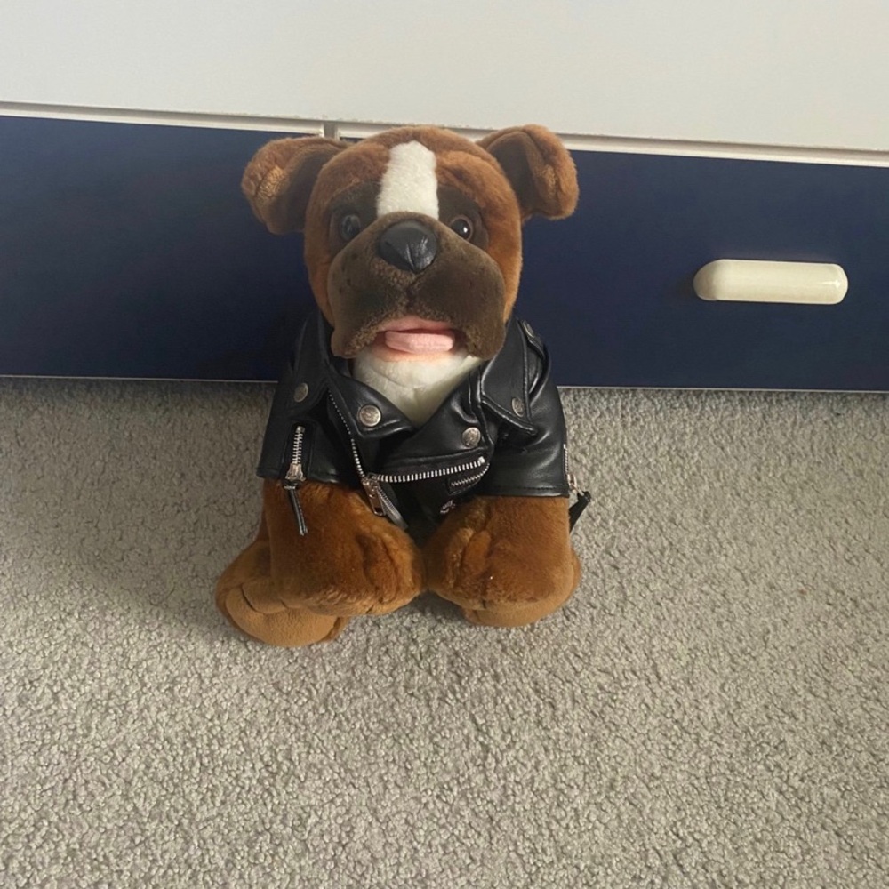Build a Bear Harley Davidson French Bulldog Stuffed Animal